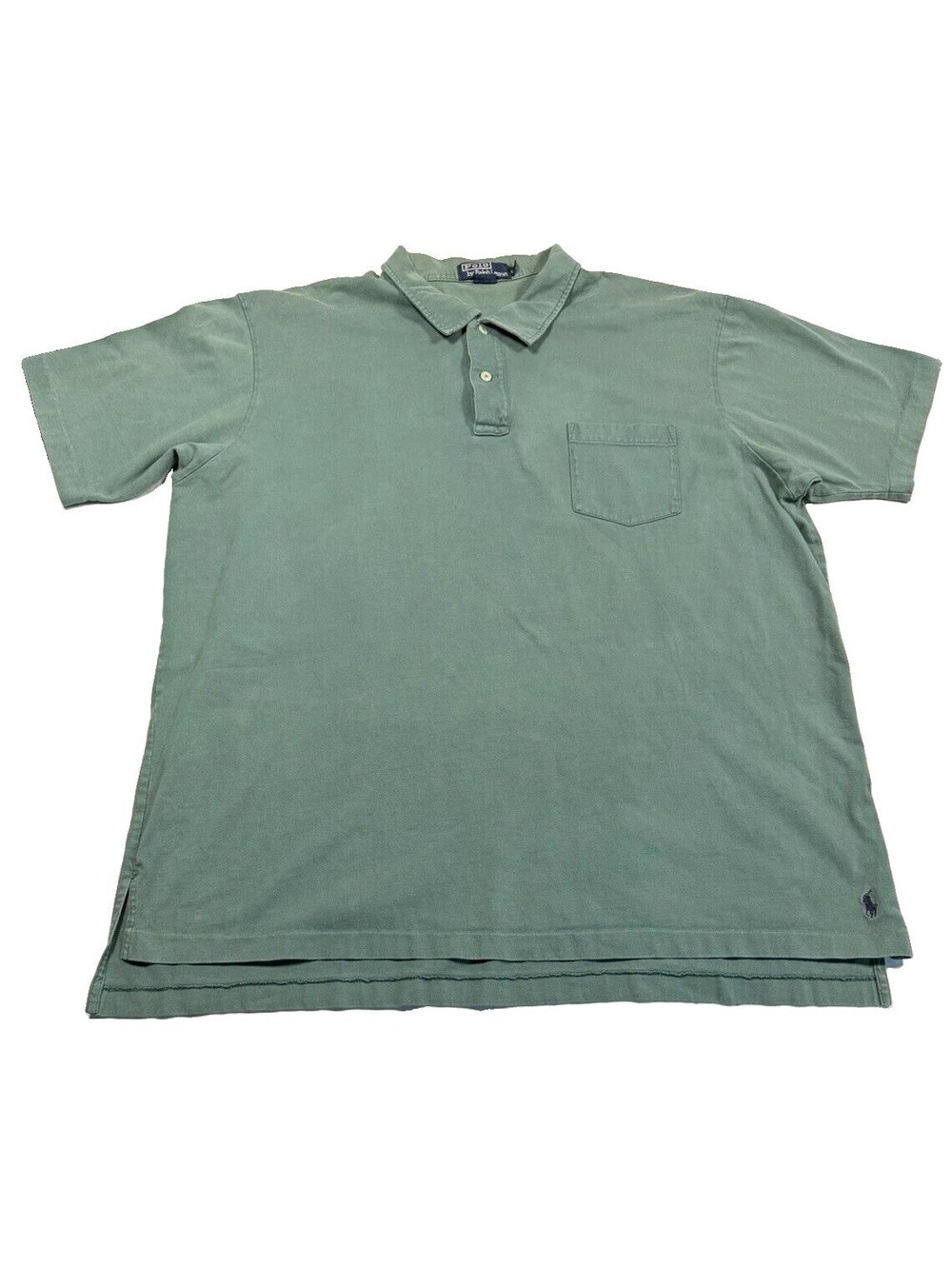 Polo Ralph Lauren Men's Green Short Sleeve Pocket Cotton Polo Shirt Size XXL